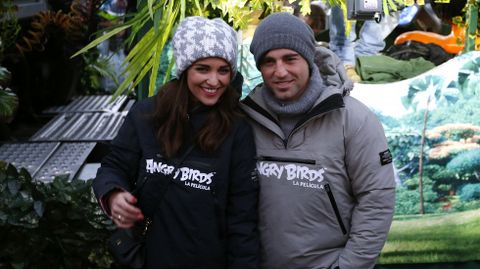 David Bustamante y Paula Echevarra, en la cabalgata de Reyes de Madrid de 2016