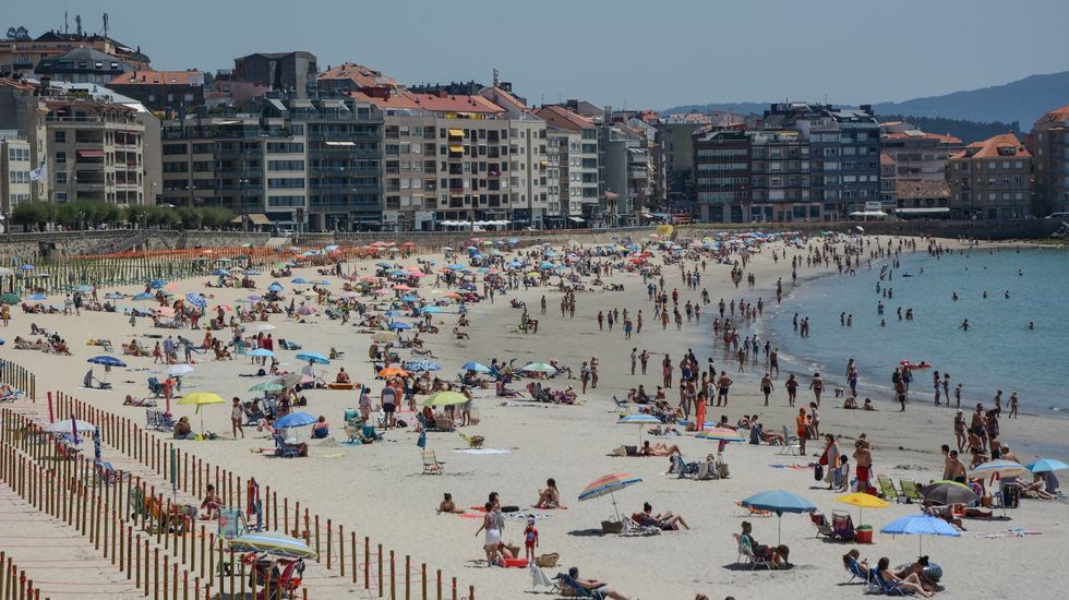 Domingo de playa en las r�as de Arousa y Pontevedra