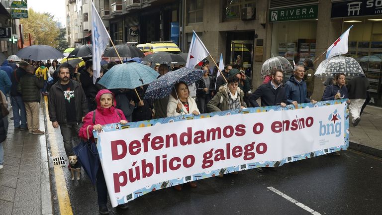 La CIG abre una caja de resistencia para financiar las huelgas de sus afiliados contra Educación