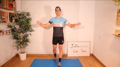 El entrenador asturiano Javier Ordieres en uno de los entrenamientos que comparte en su canal de Youtube