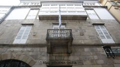 Real Academia Galega, en la calle Tabernas de A Coruña