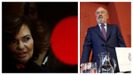 La vipresidenta del Gobierno Carmen Calvo hizo una primera valoración crítica del informe de la RAE, cuyo contenido explicó el director de la Real Academia, Santiago Muñoz Machado