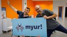 Los creadores de Myur!, Manuel Cascudo y Miguel Barreiros, piensan desarrollar nuevas aplicaciones.