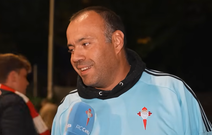 El aficionado alem�n del Celta, hijo de gallegos, Manuel Marcelino.