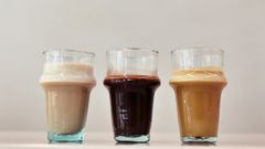 Vasos de vidrio en las mquinas de vending de Verdadero Caf