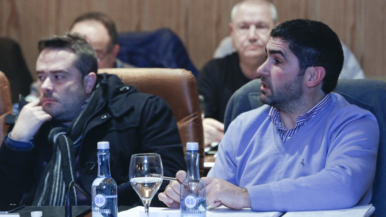 As est el entorno y el Muo do Toleiro.A la derecha, Jose Manuel Bello