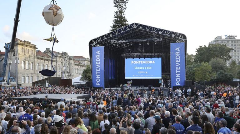El triatlón alarga el verano de Pontevedra hasta el otoño