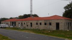 Obras de construccin de la residencia de ancianos municipal de Verea, situada en Agrelo.