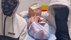 Un fotograma del v�deo pidiendo el rescate del Ni�o Jes�s del bel�n de Sant Vicent del�Raspeig