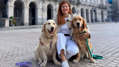 A la asturiana Alba Ciordia la especie canina le ha dado la vida