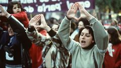 Colectivos feministas se manifestaron en mayo de 1978 a favor del aborto y la planificacin familiar