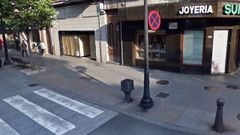 Esquina de la calle Asturias con Donato Arg�elles, en Gij�n