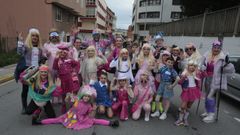 Pasarela de Carnaval por las calles de Burela y Cervo