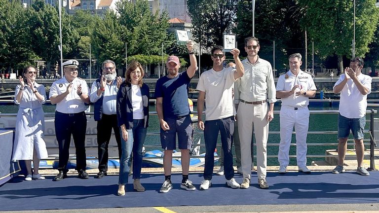Los canarios Alfredo González y Cristian Sánchez se alzan con el título nacional de snipe en otra jornada con una sola manga