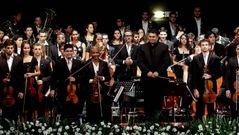 Orquesta Sinfnica Juvenil de Uruguay con el maestro Britos
