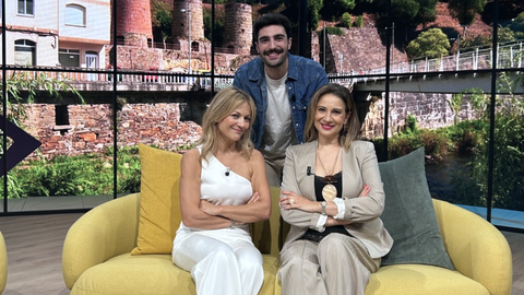 Isabel Blanco,&nbsp;David Vilares y&nbsp;Silvia Jato, protagonistas de &laquo;Tarde Piaches&raquo;.