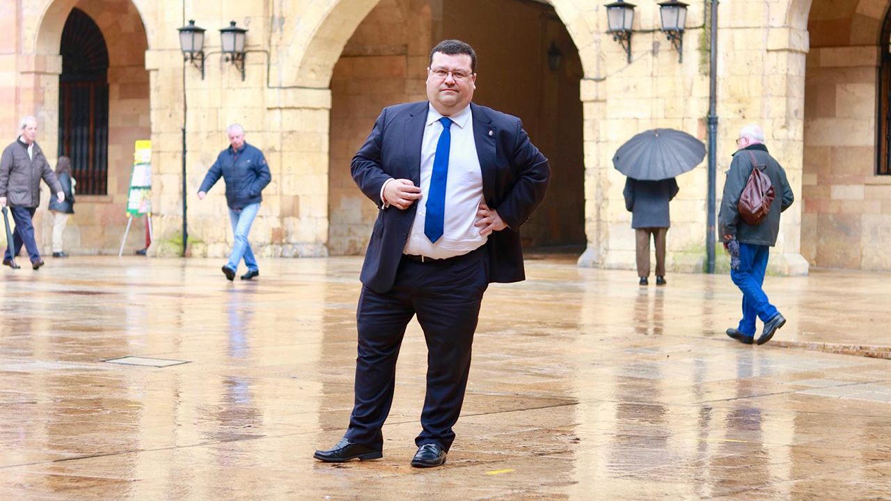 Luis Pacho, portavoz de Ciudadanos en Oviedo