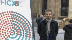 El director rumano Andrei Tanase posa en el festival de Cine de Gijn (Asturias)