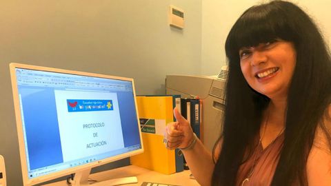 La Directora Paula Gundín, ultimando los detalles para la apertura de las 18 Escuelas Infantiles