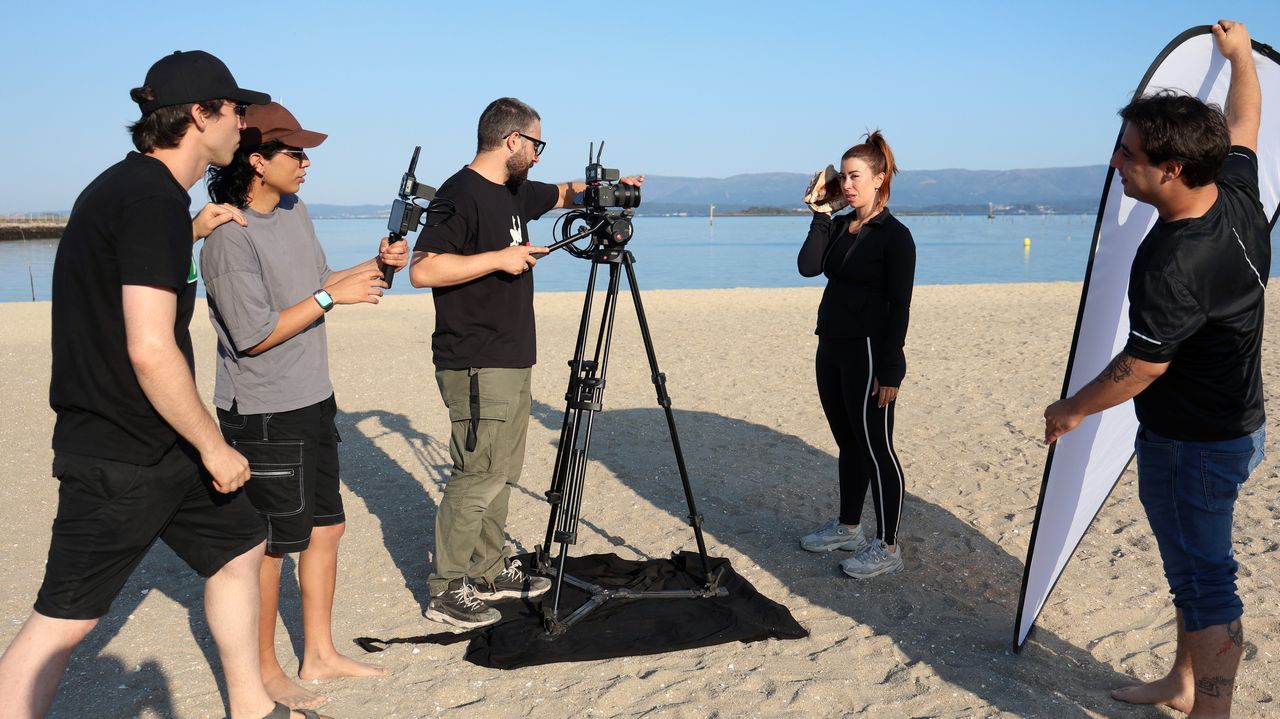 Imagen del rodaje del microcorto �Deep Sea�, uno de los cinco ganadores del precedente del Curtas Mutantes el a�o pasado