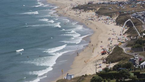 La playa de Razo, en Carballo, sale en la película «María y los demás», en la que brillan la provincia de A Coruña y Bárbara Lennie. 