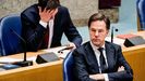 El primer ministro neerlands, Mark Rutte, durante una sesin parlamentaria sobre el covid en marzo del 2020