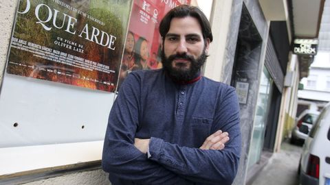 En la imagen de archivo, Vctor Paz, coordinador de las salas del Dplex Cinema de Ferrol