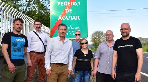 Iago Tabarés y el BNG de O Pereiro de Aguiar