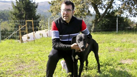 El atleta vigués Alejandro Gómez, afectado de un tumor cerebral