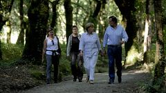 Merkel y Rajoy, en el Camino de Santiago
