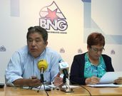 Lores y Olaia Fernndez presentaron las enmiendas del BNG. 