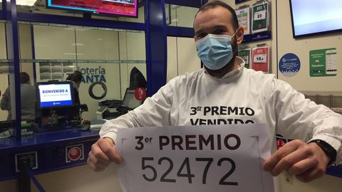 El tercer premio ha dejado medio milln de euros en Ourense