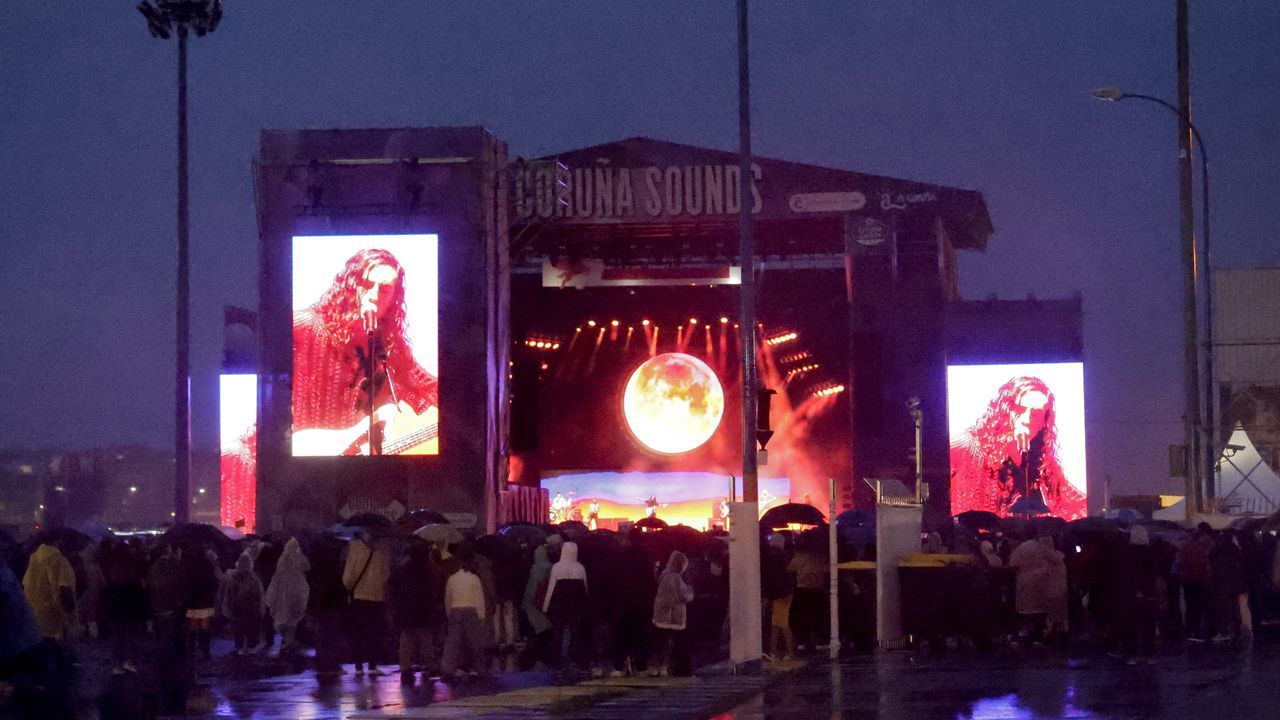 El concierto de Arde Bogot�, pasado por agua