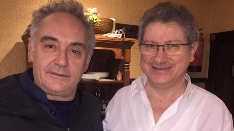 Ataúlfo Blanco posa junto a Ferran Adrià