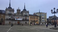 Fachada del Ayuntamiento de Ponferrada, en la plaza mayor del municipio leons