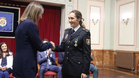 Clara Fernndez Garrido, oficial de la Polica Nacional.  