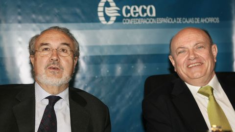 Quints, junto a Pedro Solbes, en una imagen del 2007