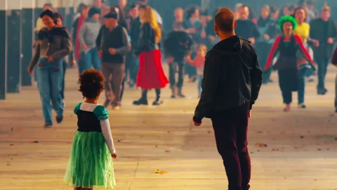 Frame del video final de la candidatura de Oviedo