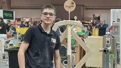 Agust�n P�rez en Spainskills