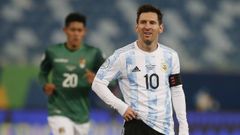 El diez argentino anot dos goles en menos de diez minutos