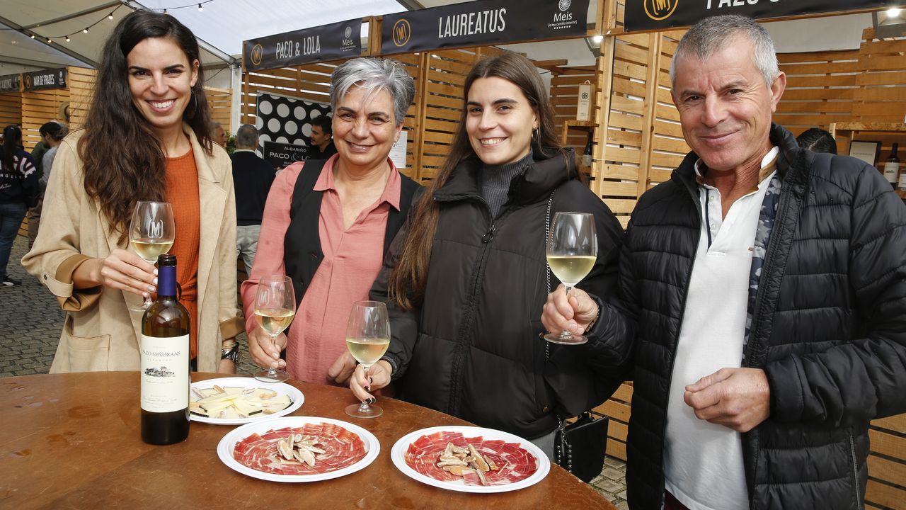 Brindis en Meis al abrigo de Meus Viños