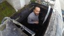 Javier Romero, dentro del propio narcosubmarino