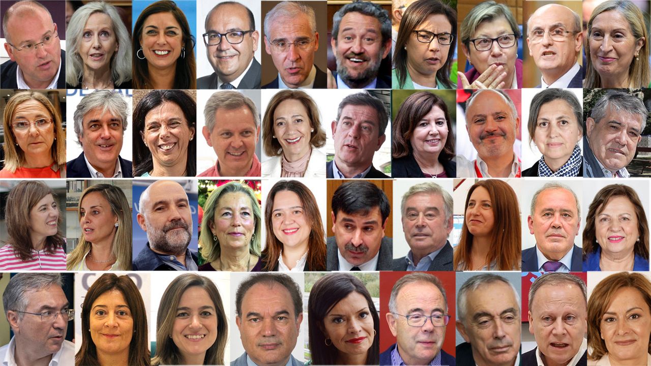 Estos son los diputados y senadores elegidos en Galicia.El lder de Vox, Santiago Abascal, cariacontecido en la comparecencia de este domingo por la noche