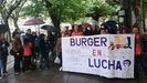 Protesta de los trabajadores de Burger King Gijn