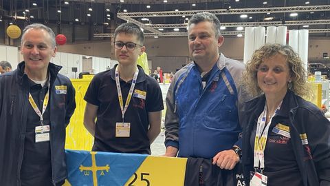 Agust�n P�rez, en Spainskills