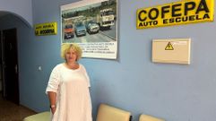 Cristina Amado, presidenta de Cofepa, cooperativa de autoescuelas de Ferrol