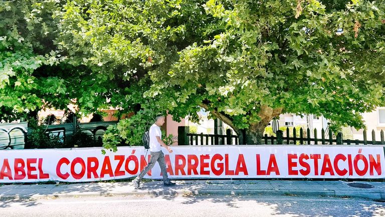 Canido reclama el apeadero del antiguo tranvía: «Abel, corazón, arregla la estación»