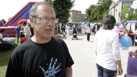 Durante la celebracin de una romera solidaria organizada por l en el 2011