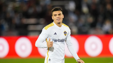 Gabriel Pec, con los Galaxy