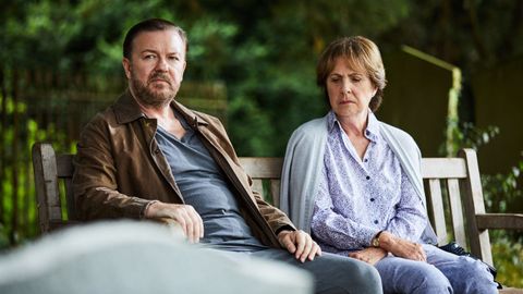 Ricky Gervais dirige y protagoniza After Life